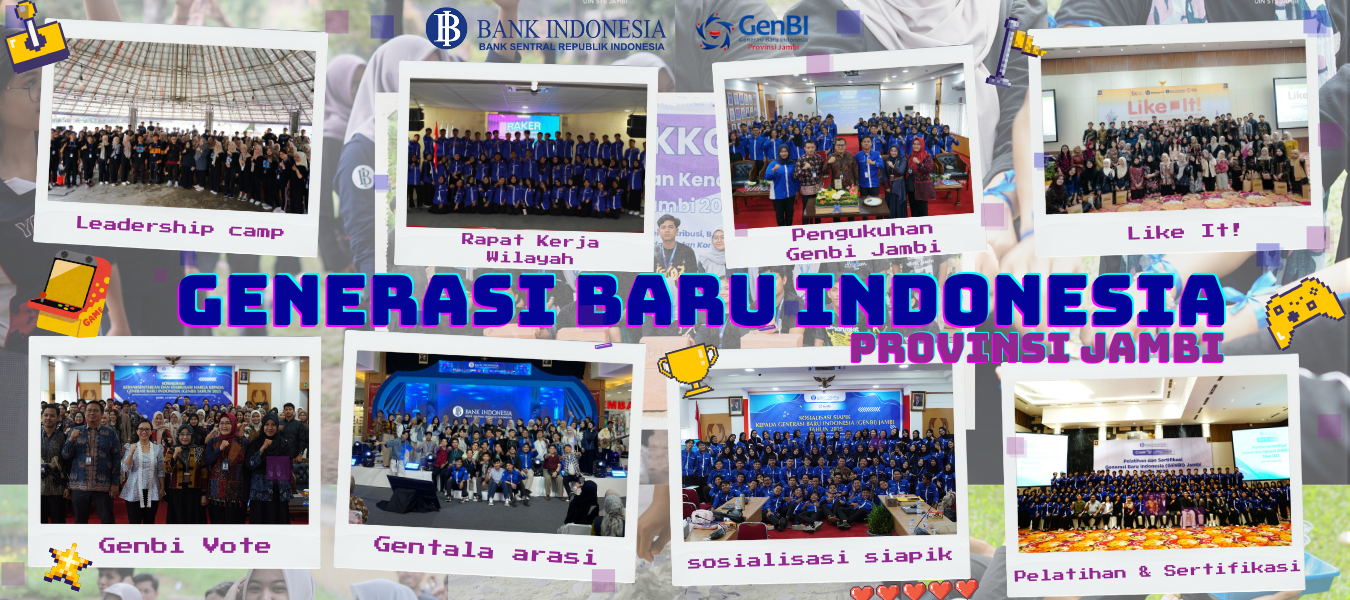 Kami adalah komunitas penerima Bantuan Pendidikan Kebanksentralan Provinsi Jambi yang bergerak lewat edukasi, pengabdian, kepemimpinan, dan kolaborasi anak muda.